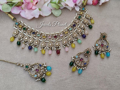 Dhriti Polki Necklace Set