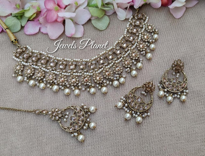 Dhriti Polki Necklace Set