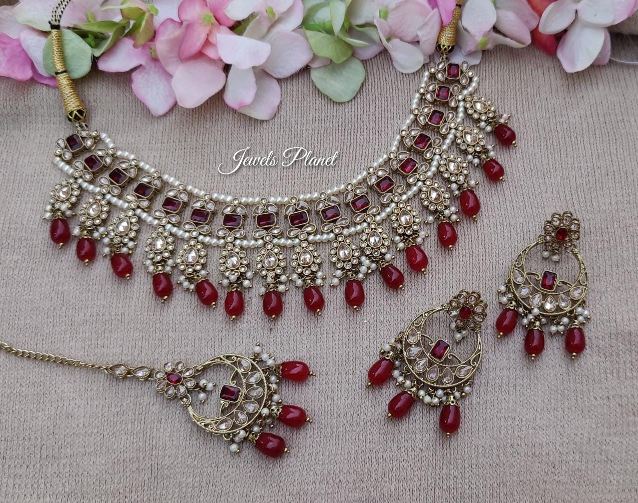 Dhriti Polki Necklace Set