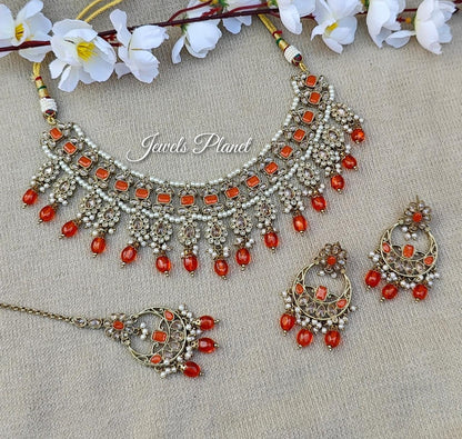 Dhriti Polki Necklace Set