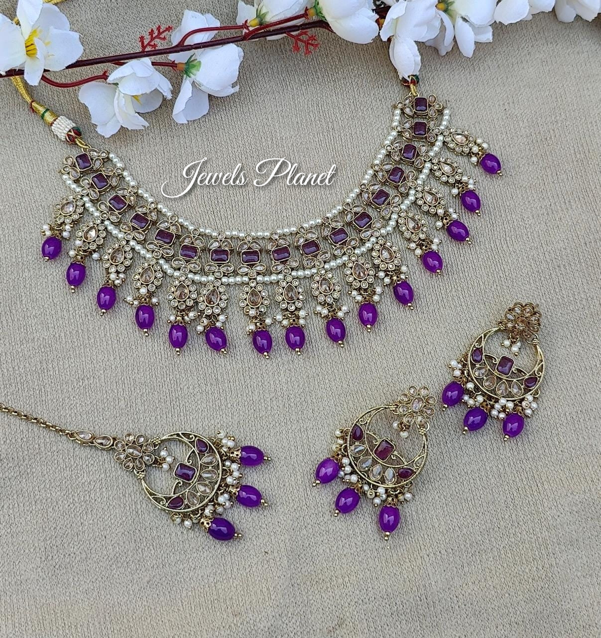 Dhriti Polki Necklace Set