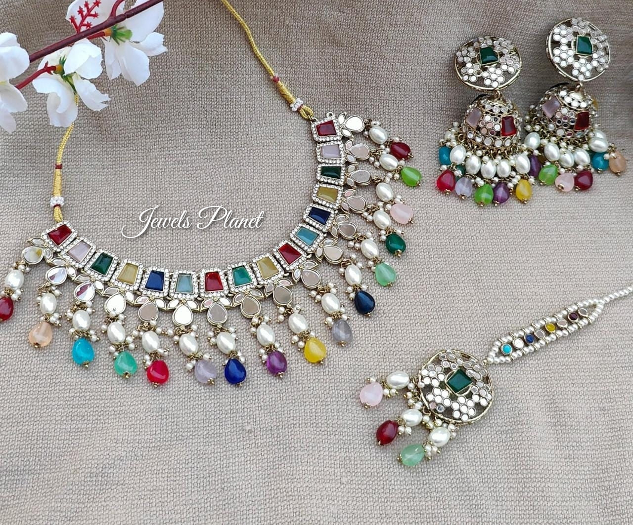 Archana Mirror Necklace