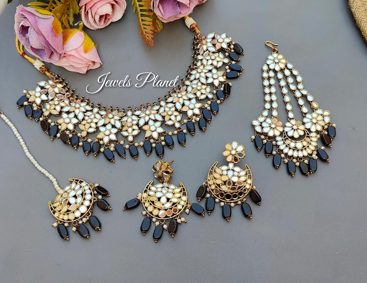 Shamina Mirror Necklace