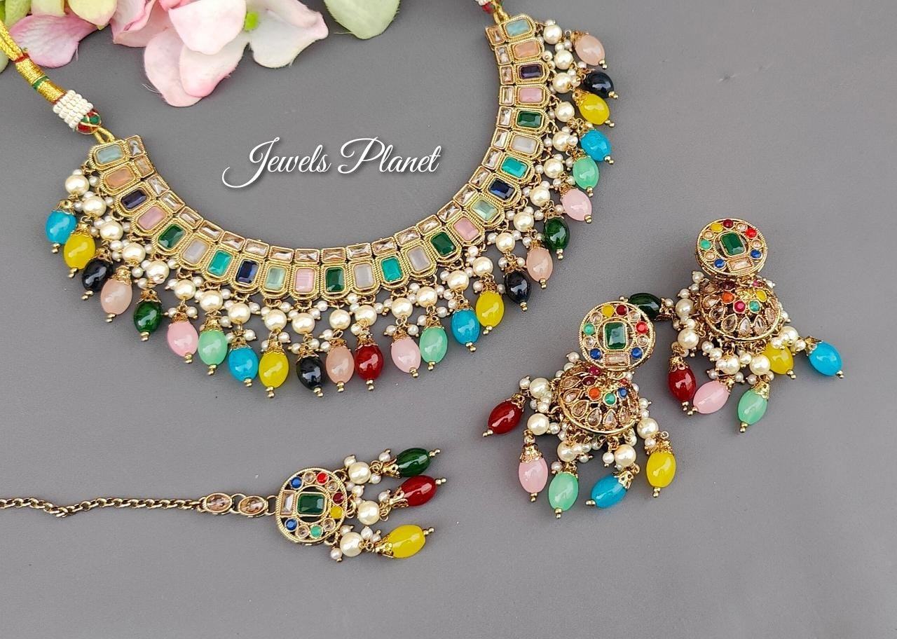 Sanchi Polki Necklace