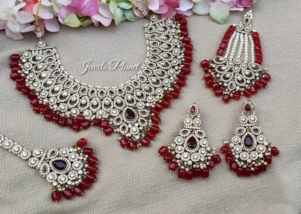 Shabnam Jhumar Necklace Set