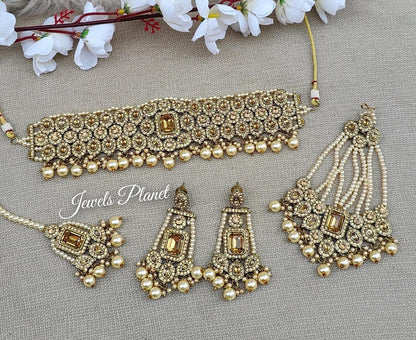 Sami Jhumar Choker Set