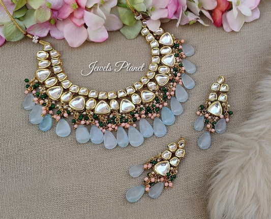 Fariha Kundan Necklace Set