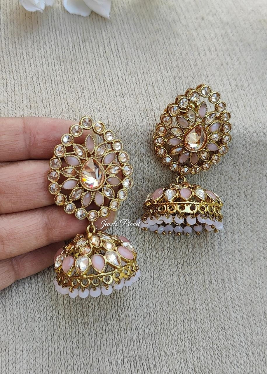 Sehar Polki Jhumkas