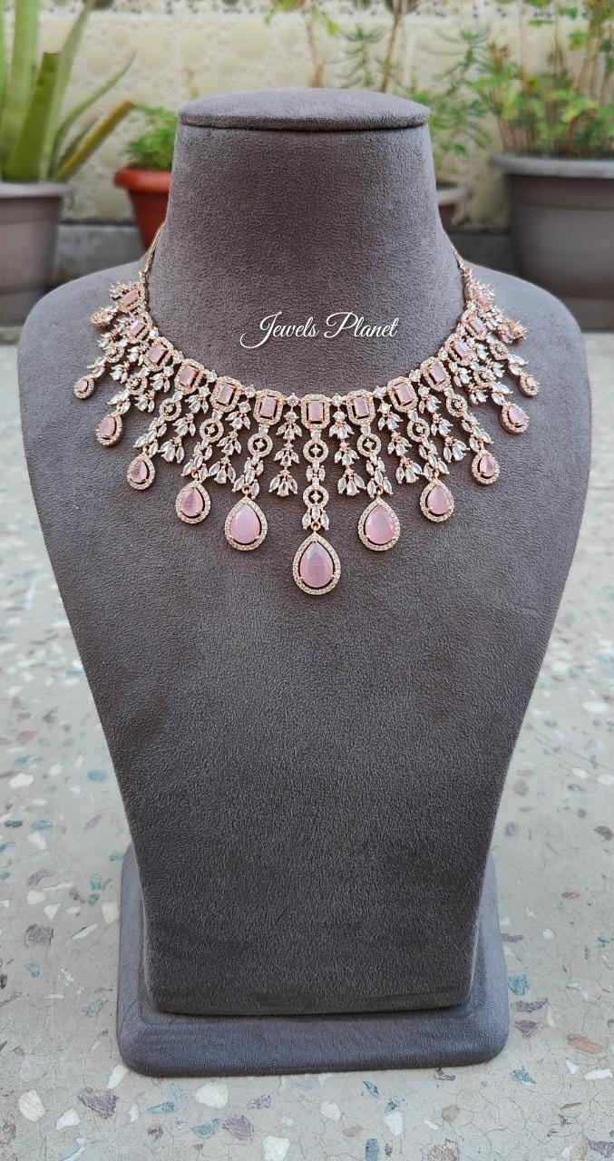 Swati AD/CZ Necklace Set