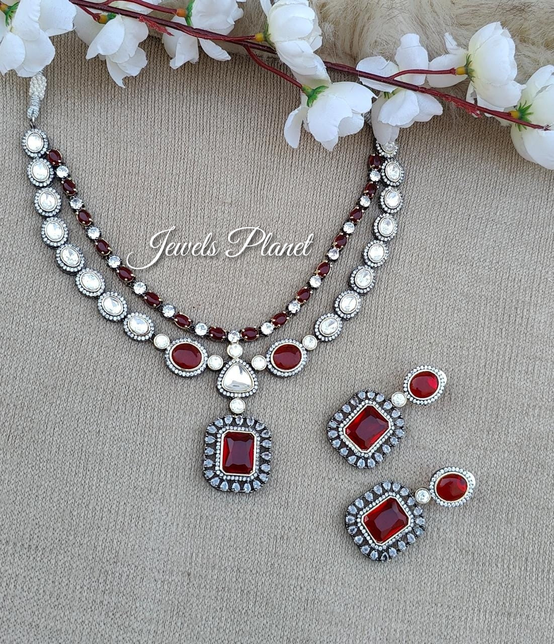 Kenny Polki Kundan Necklace