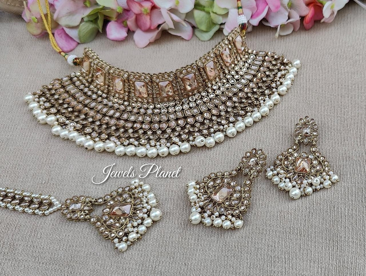 Rami Polki Bridal Set