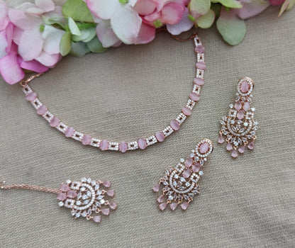 Arya AD/CZ Necklace Set