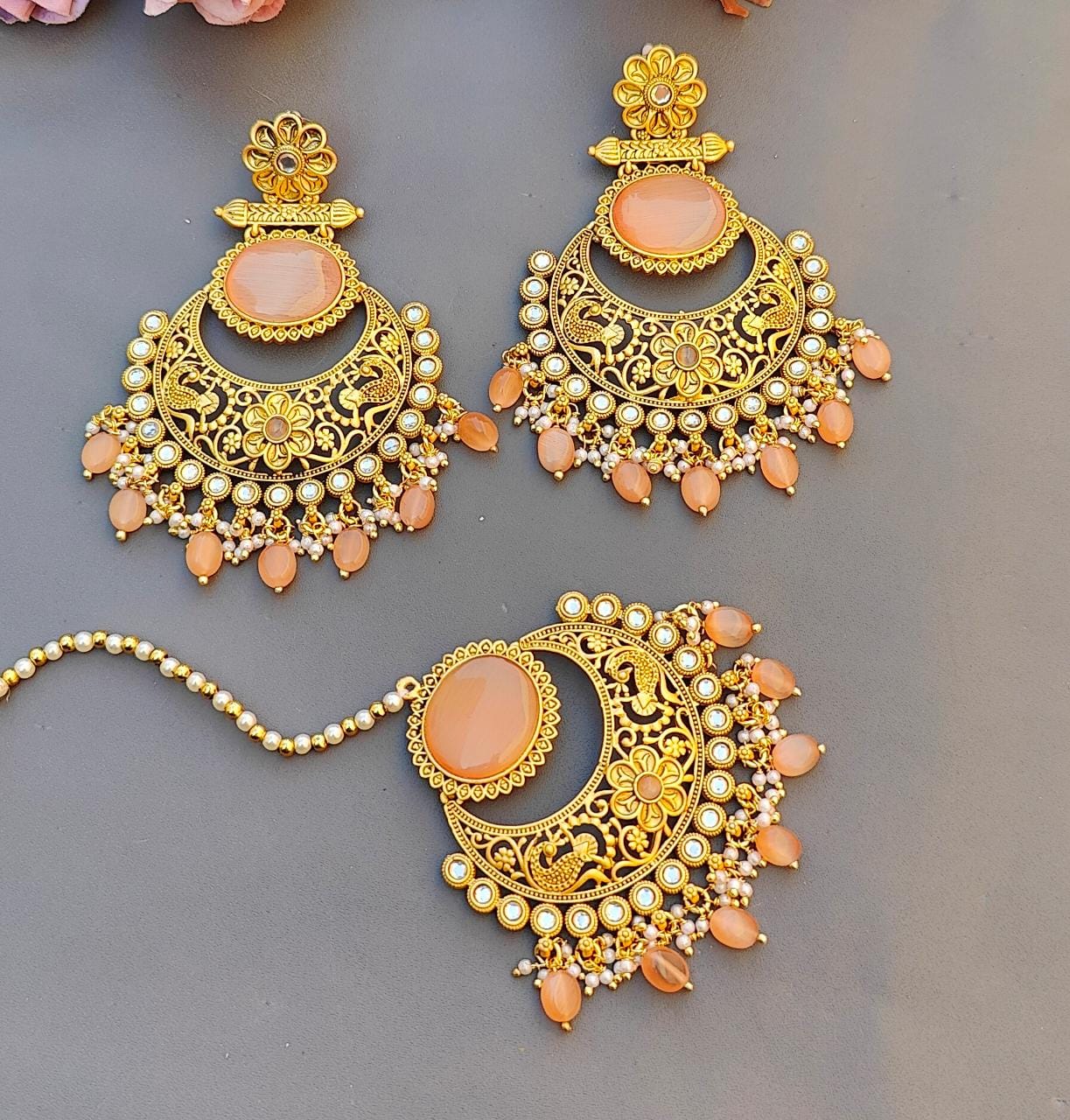 Mahek Earrings Tikka