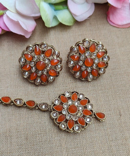 Anaya Polki Earrings Tikka