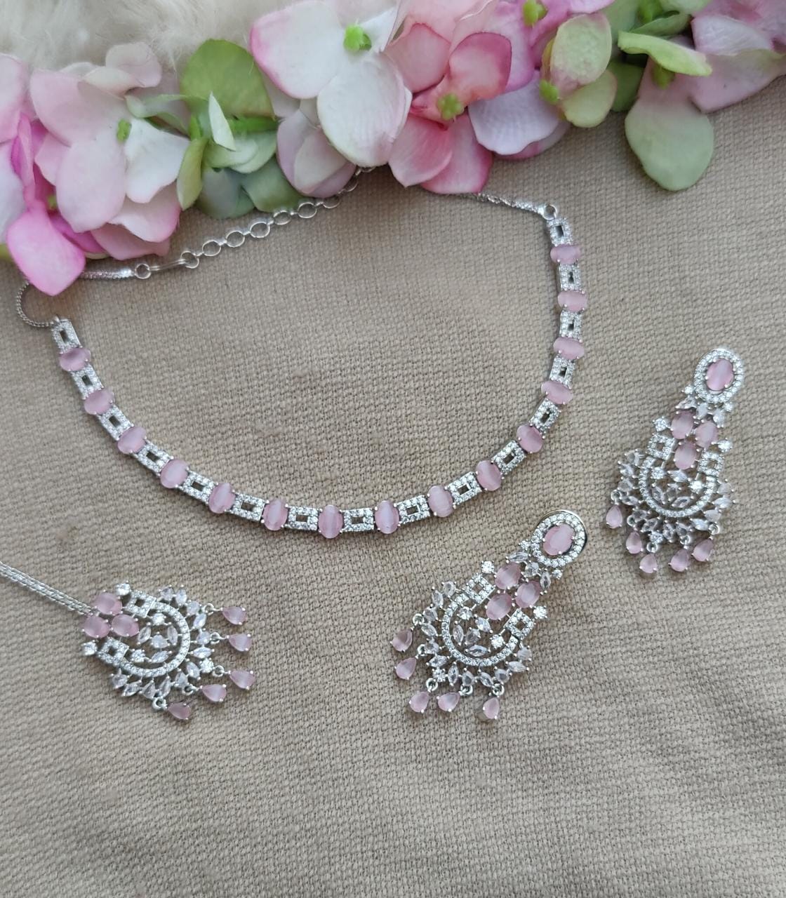 Arya AD/CZ Necklace Set