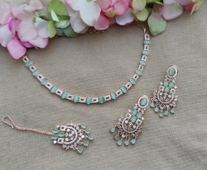 Arya AD/CZ Necklace Set