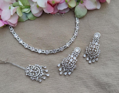 Arya AD/CZ Necklace Set