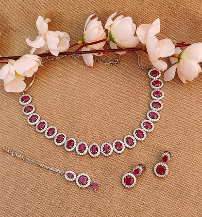 Juhi AD/CZ Choker