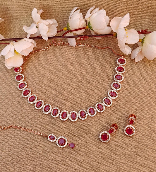 Juhi AD/CZ Choker