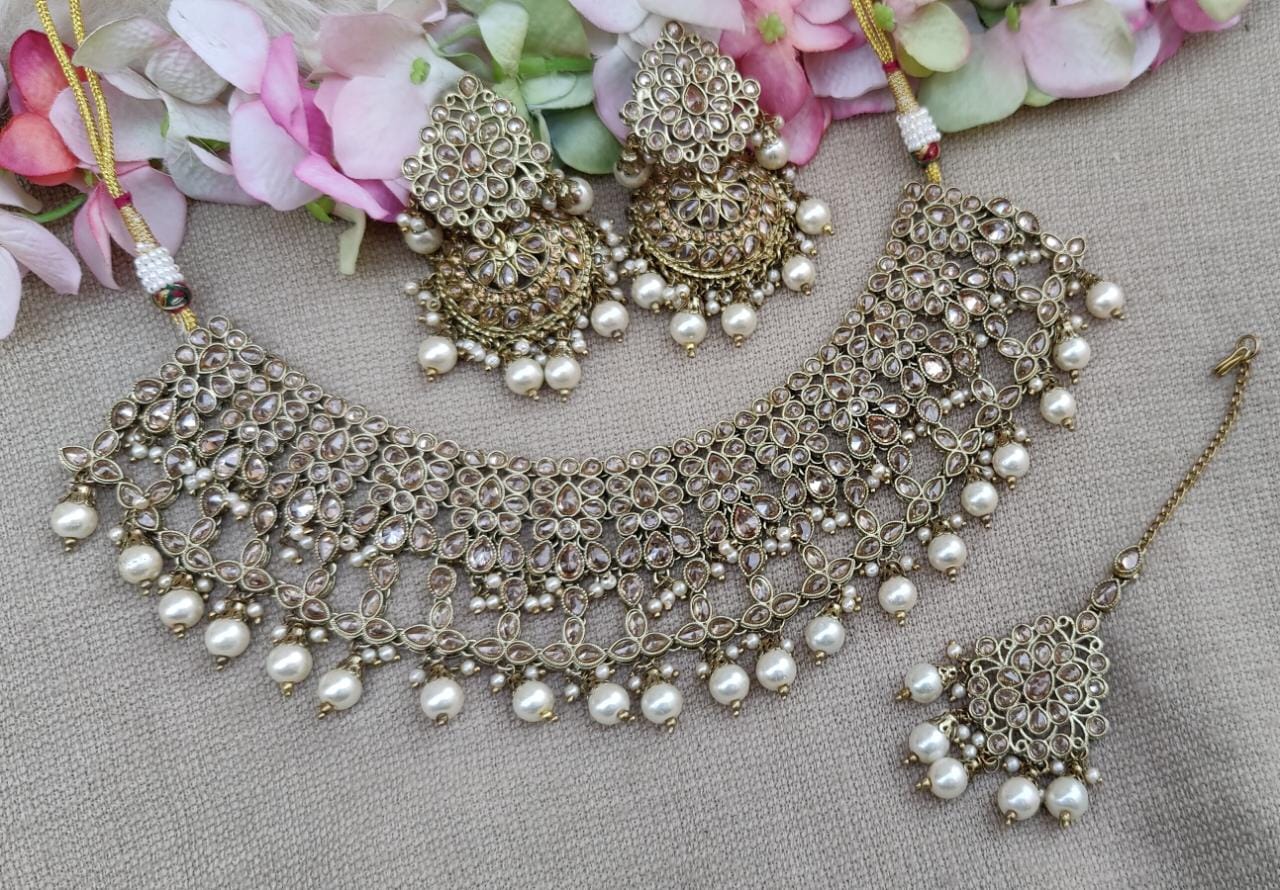 Hania Polki Necklace Set