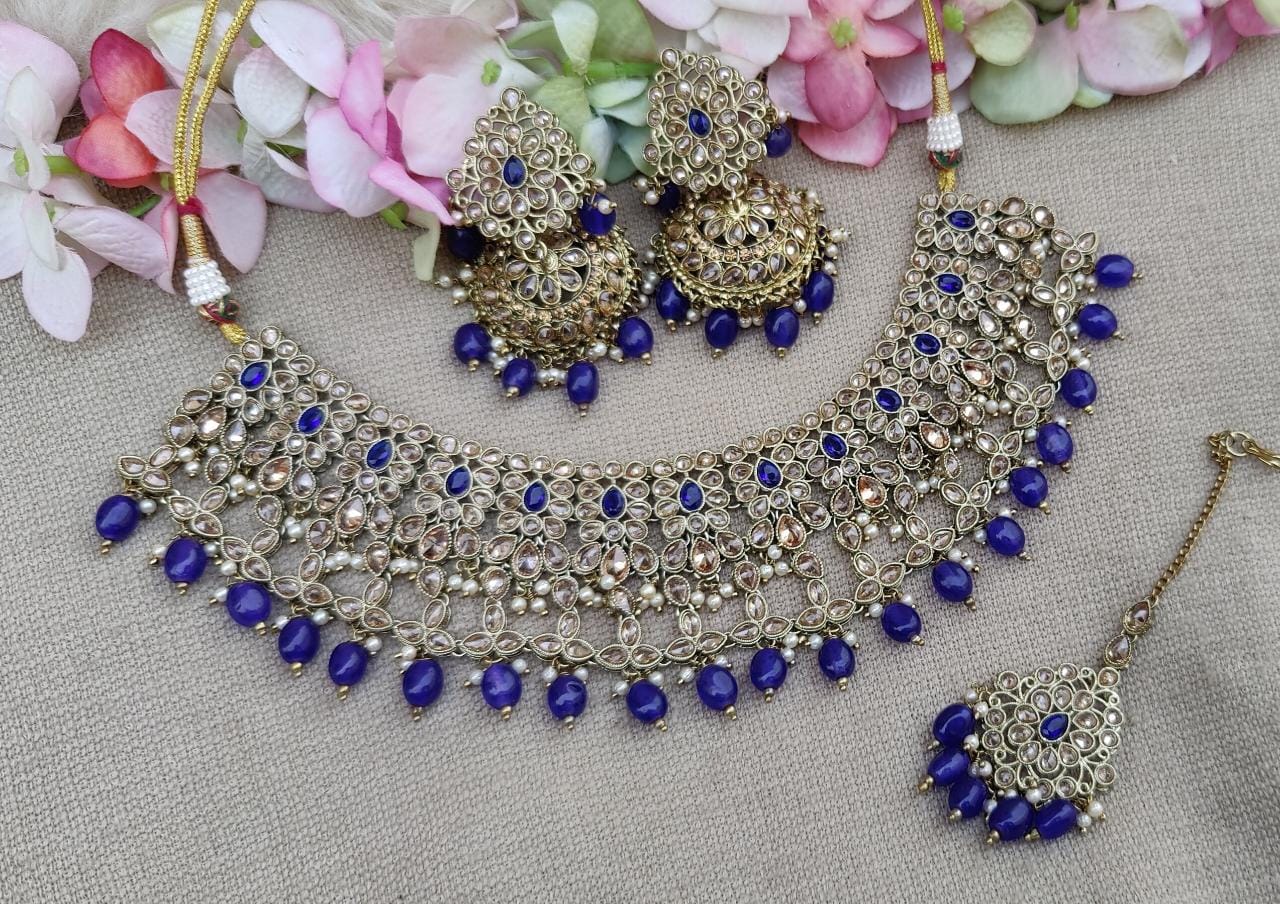 Hania Polki Necklace Set