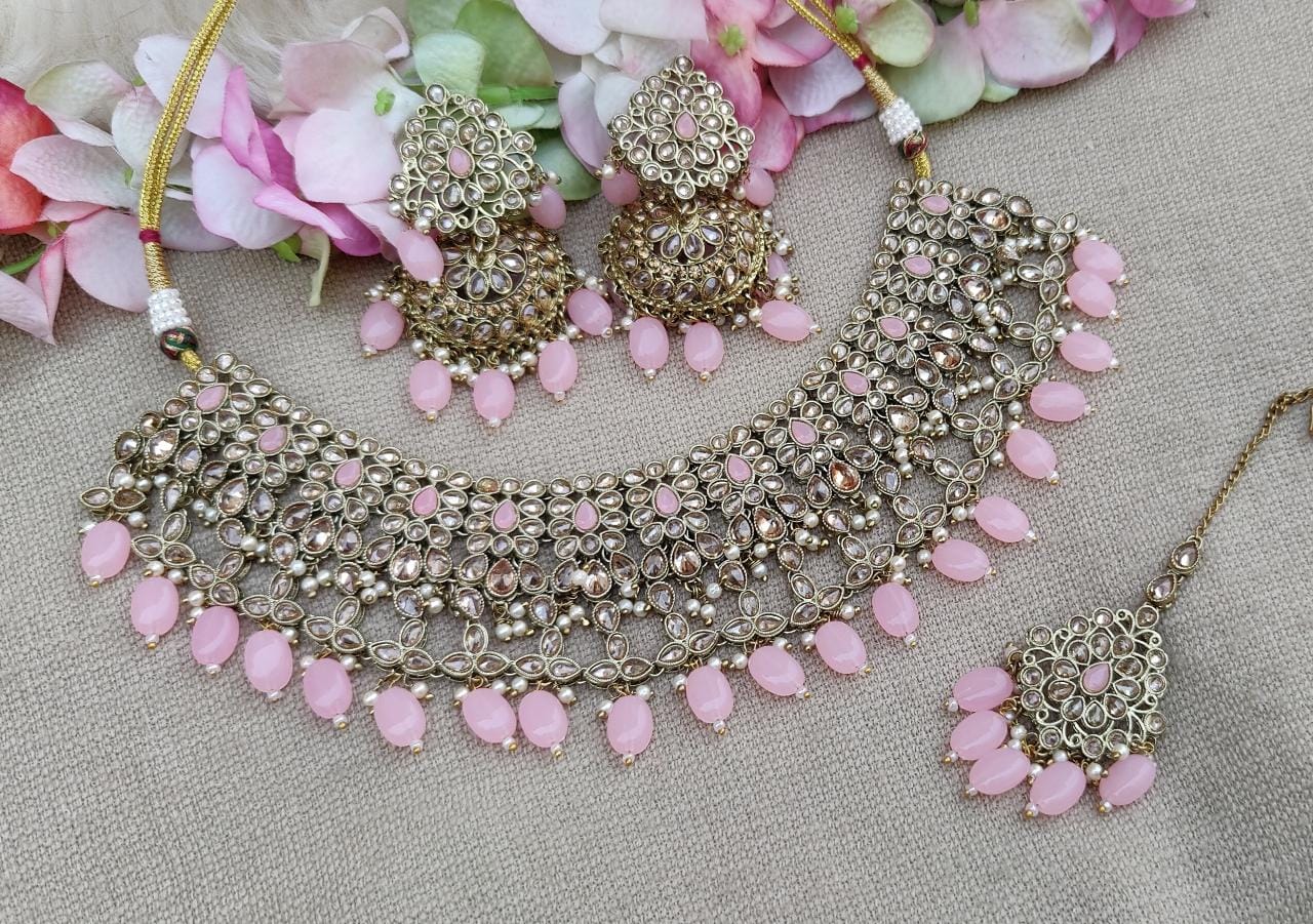 Hania Polki Necklace Set