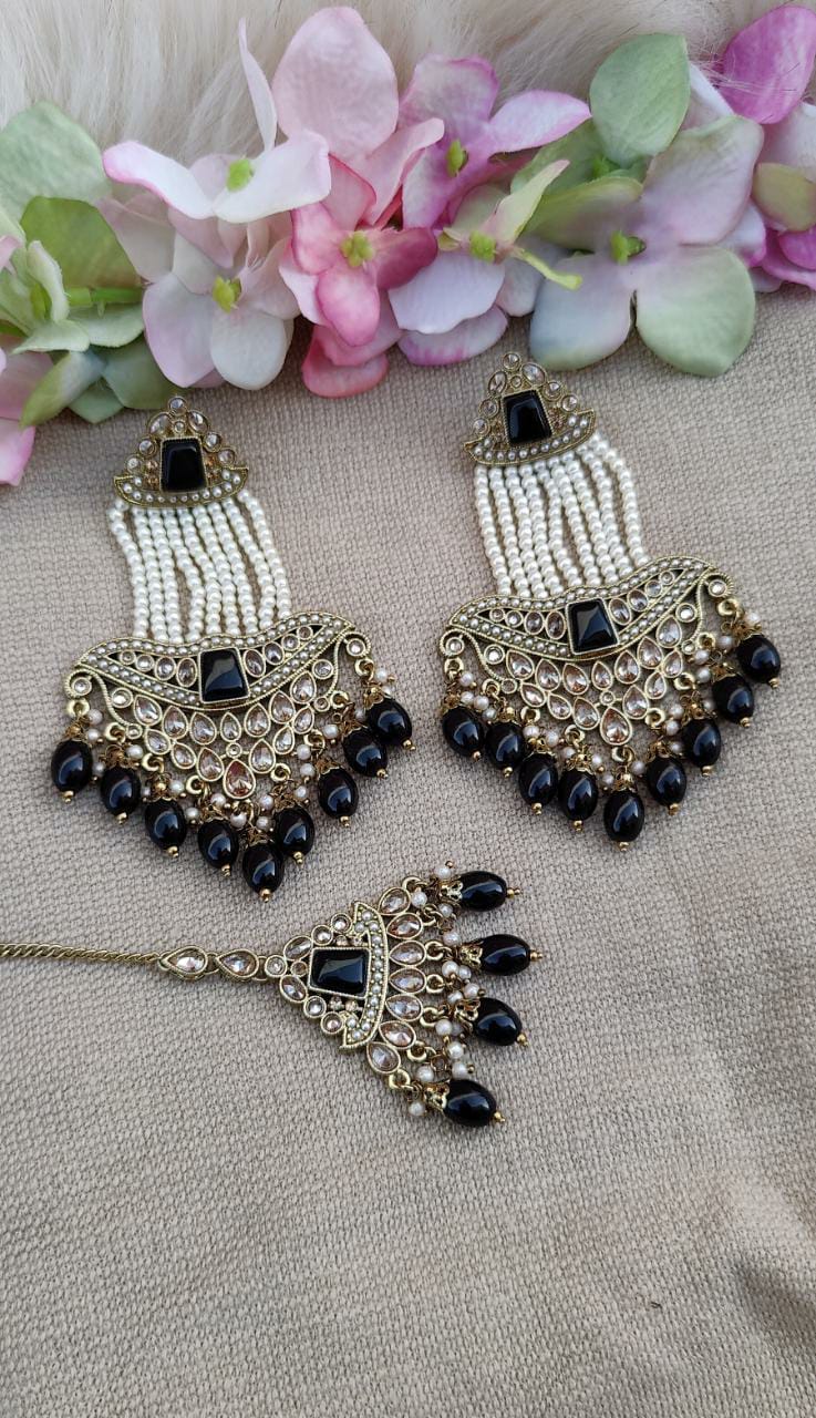 Sheeza Polki Earrings Tikka