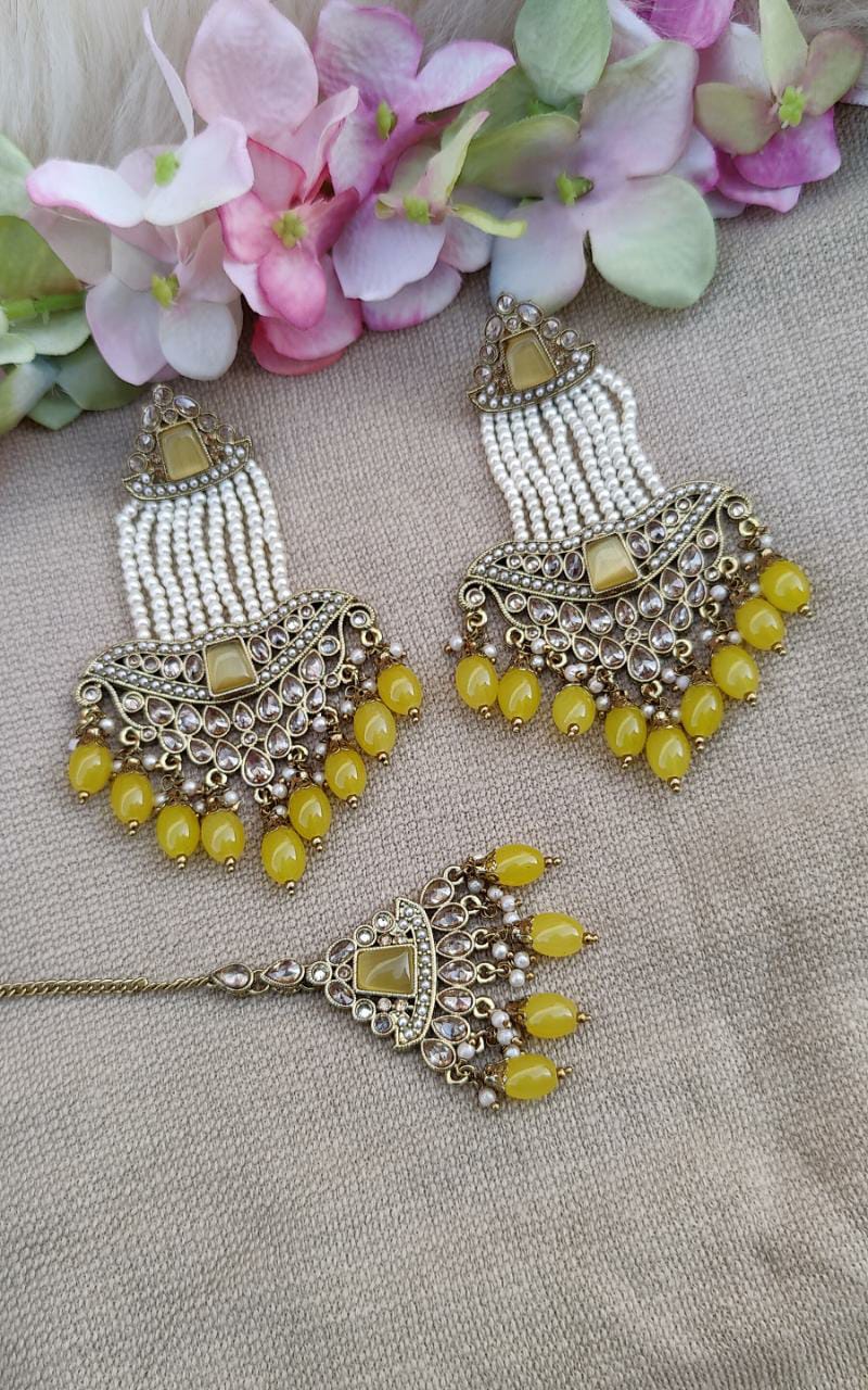 Sheeza Polki Earrings Tikka