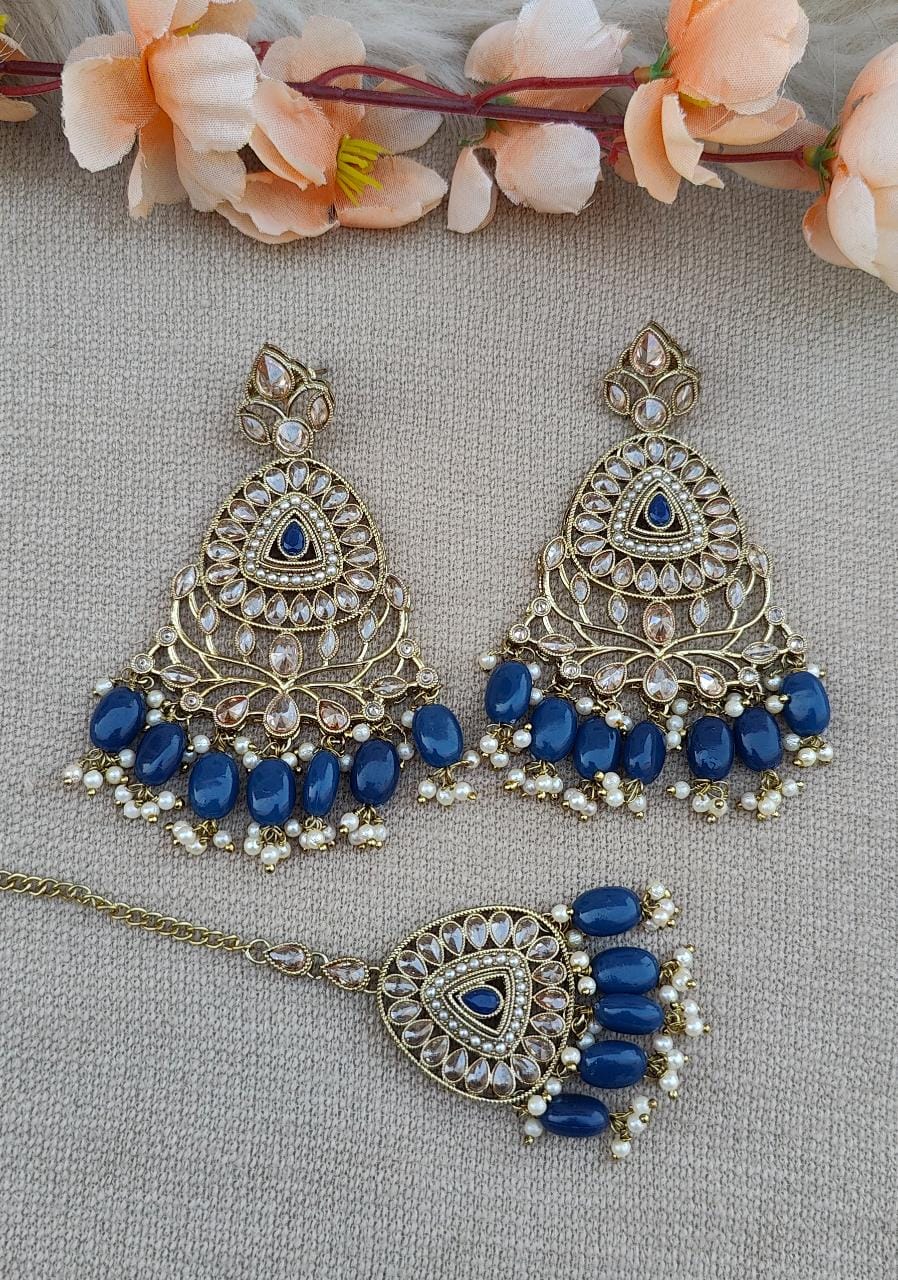 Vidhi Polki Earrings Tikka