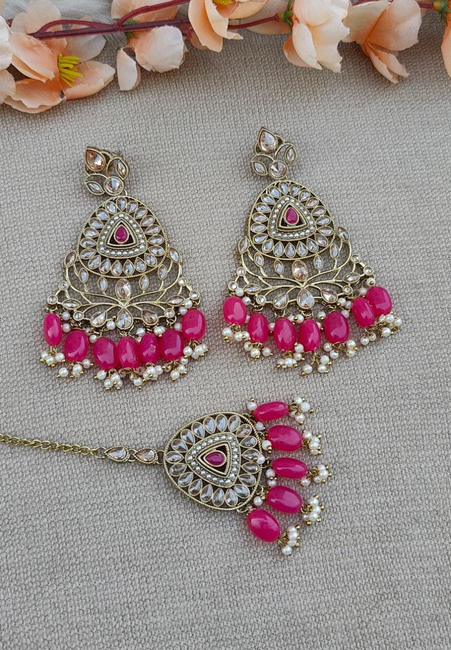 Vidhi Polki Earrings Tikka