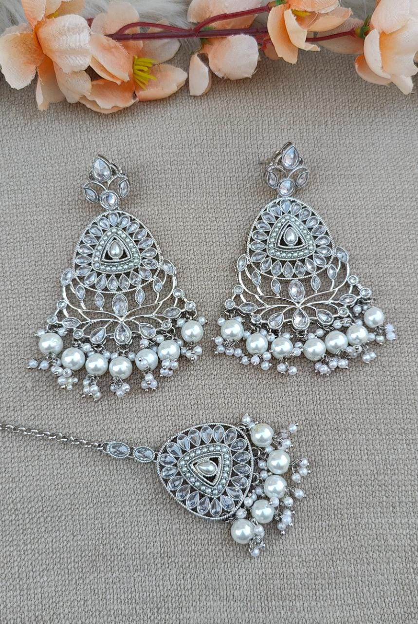 Vidhi Polki Earrings Tikka