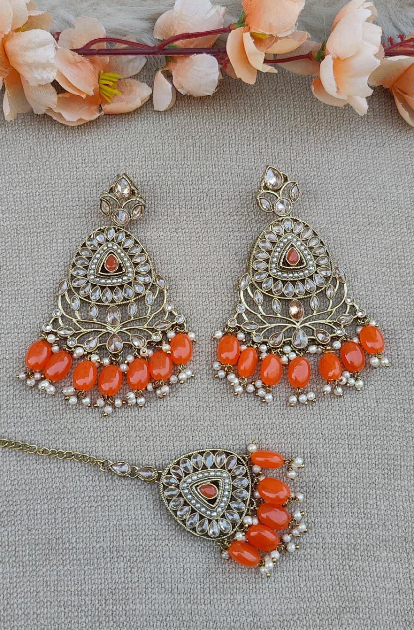 Vidhi Polki Earrings Tikka