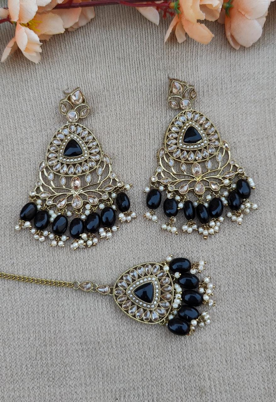 Vidhi Polki Earrings Tikka