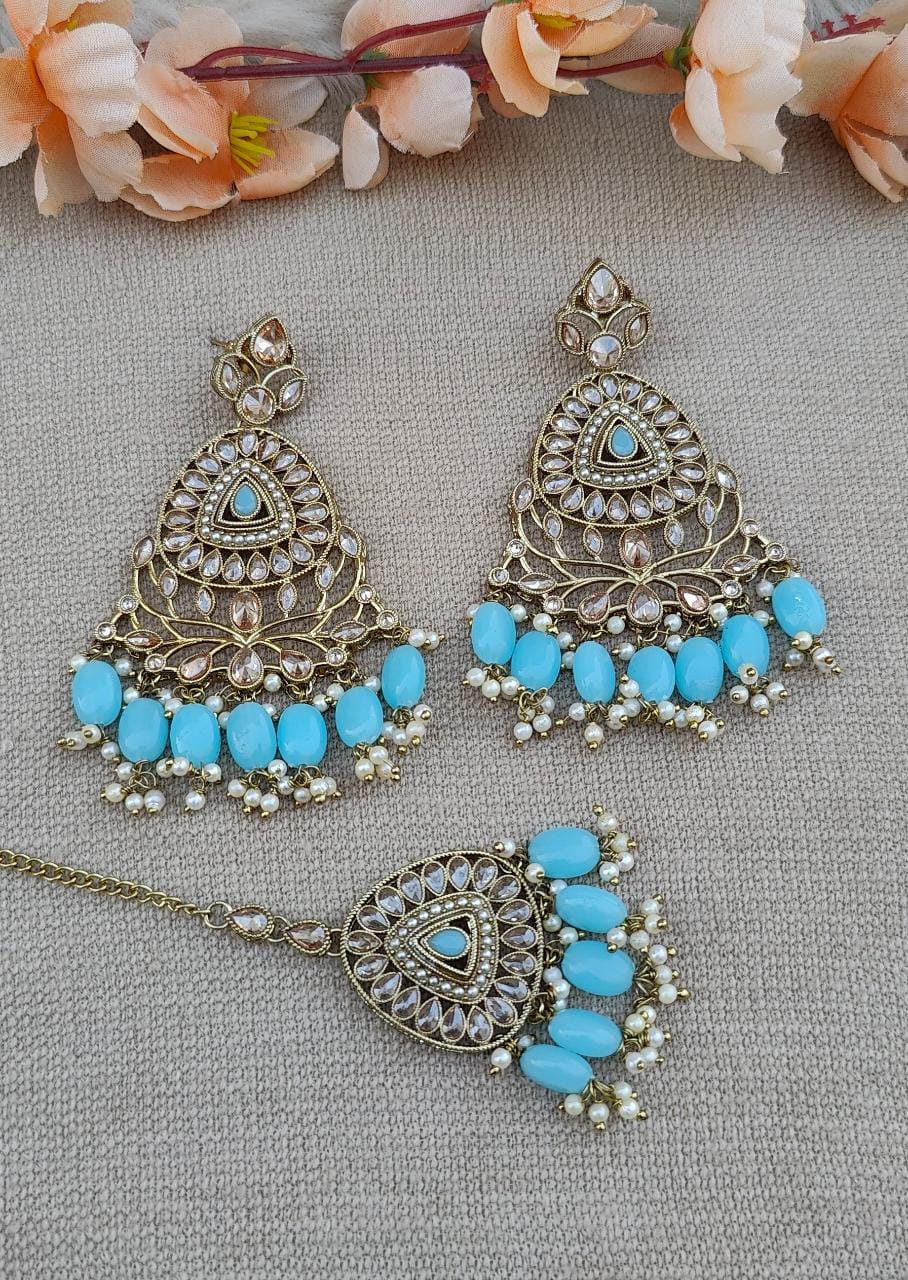 Vidhi Polki Earrings Tikka