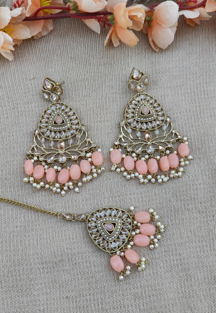 Vidhi Polki Earrings Tikka