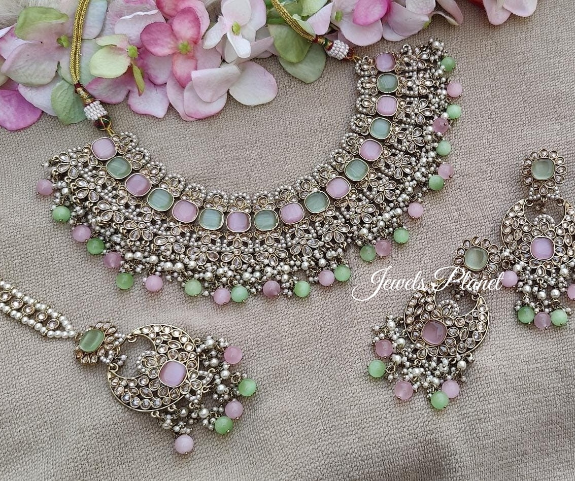 Amrita Polki Necklace Set