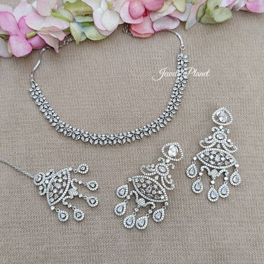 Anaira AD/CZ Necklace Set