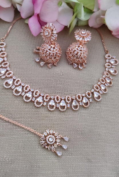 Rutika AD Necklace Set