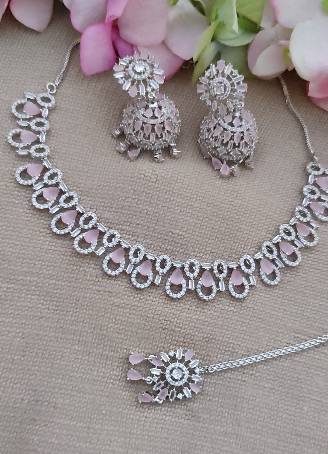 Rutika AD Necklace Set